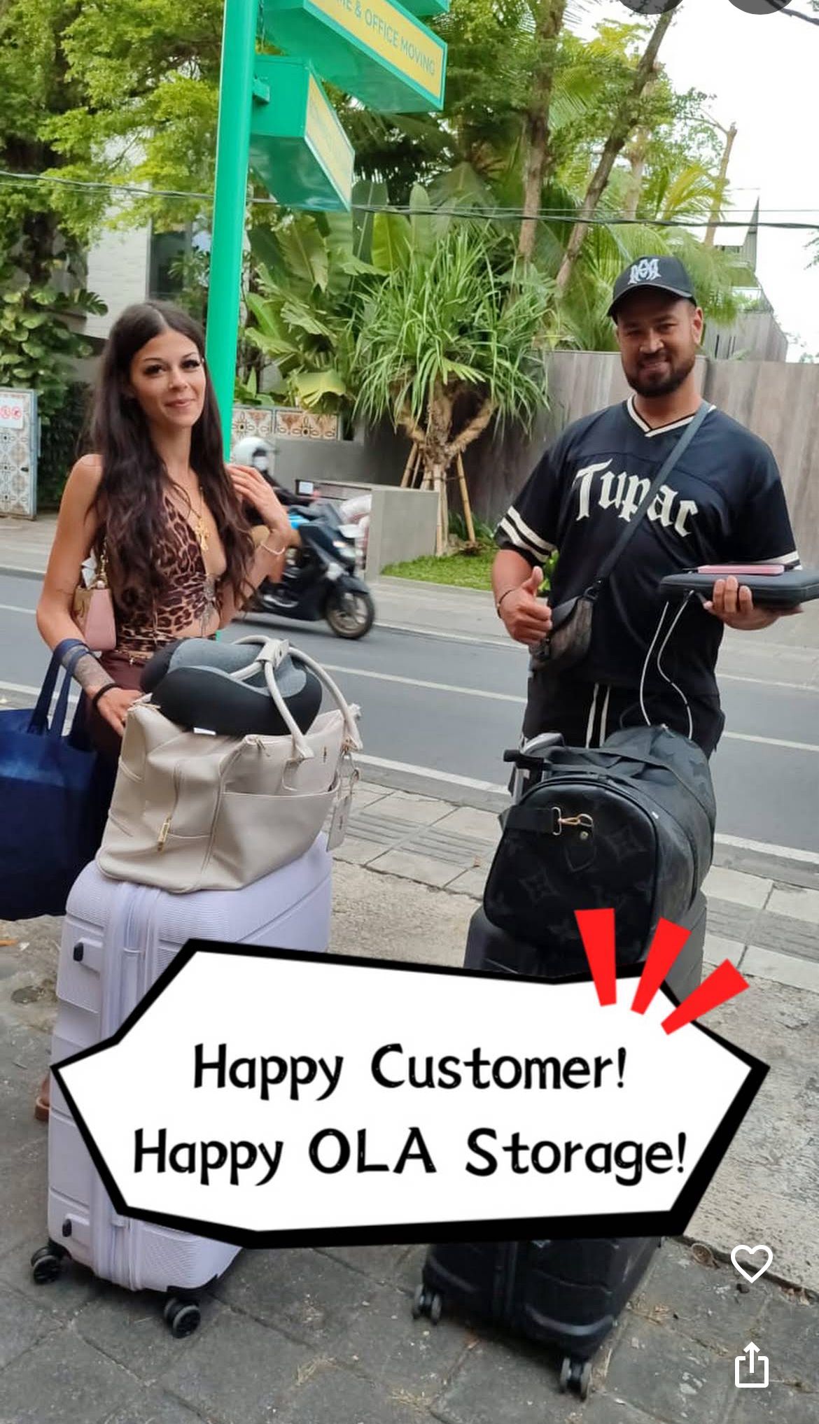 Digital nomad self storage OLA Bali Canggu