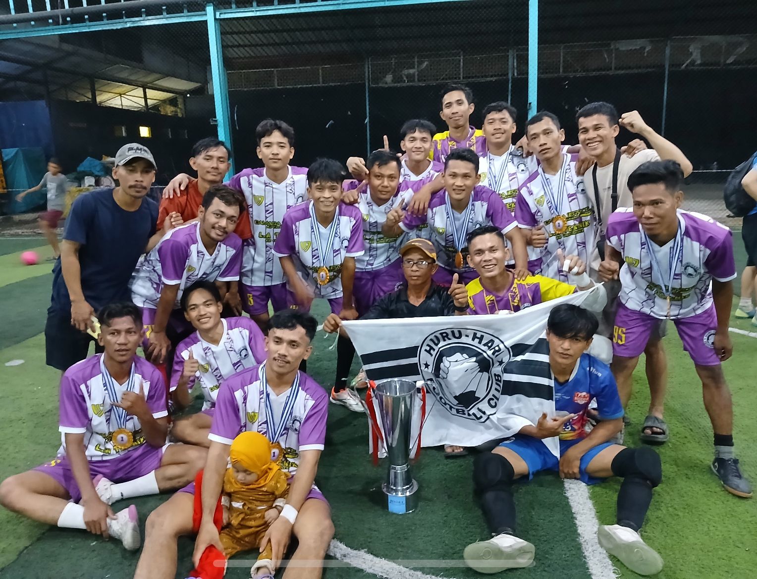OLA futsal team champions